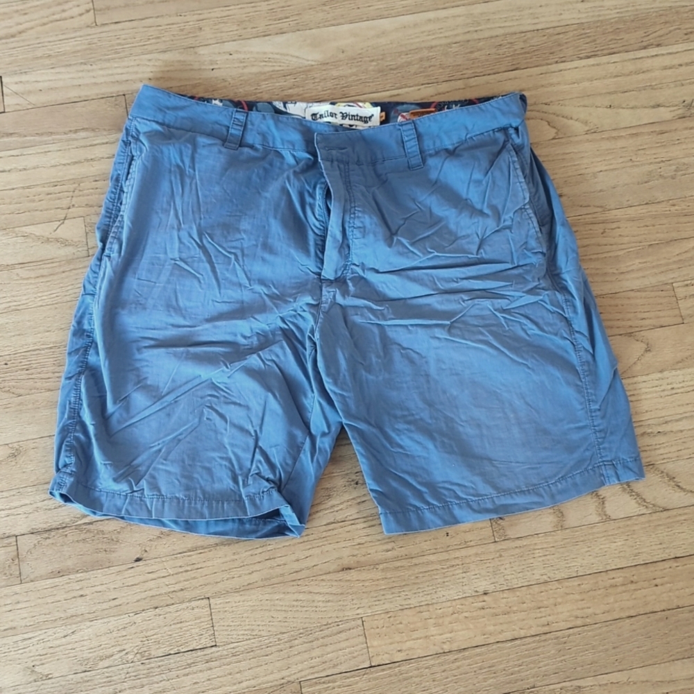 Men's Tailor vintage blue shorts size 36